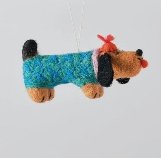 Wrap Felt ornaments