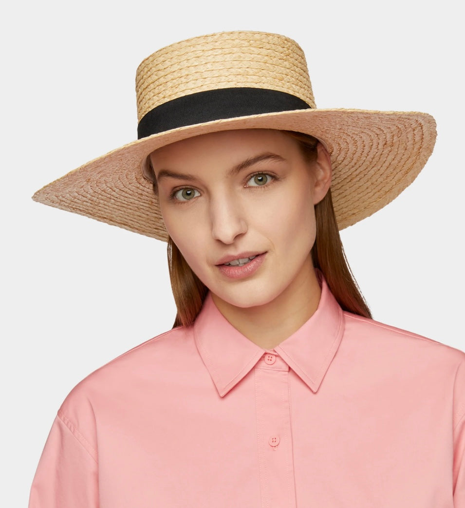 Raffia Wide Brim Natural