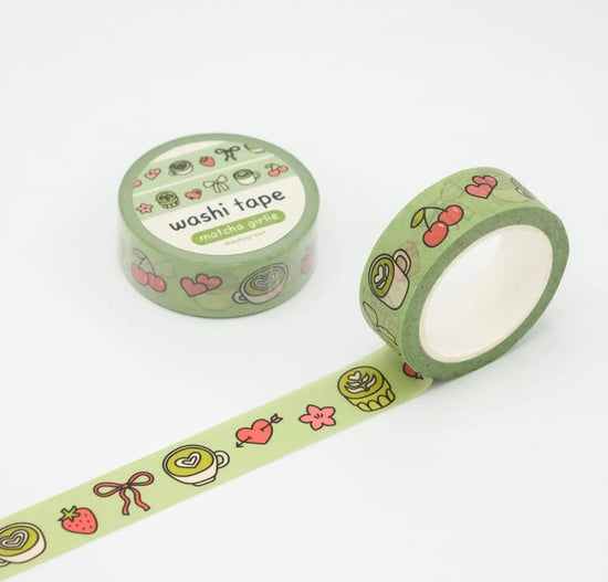 Matcha Girlie Washi Tape