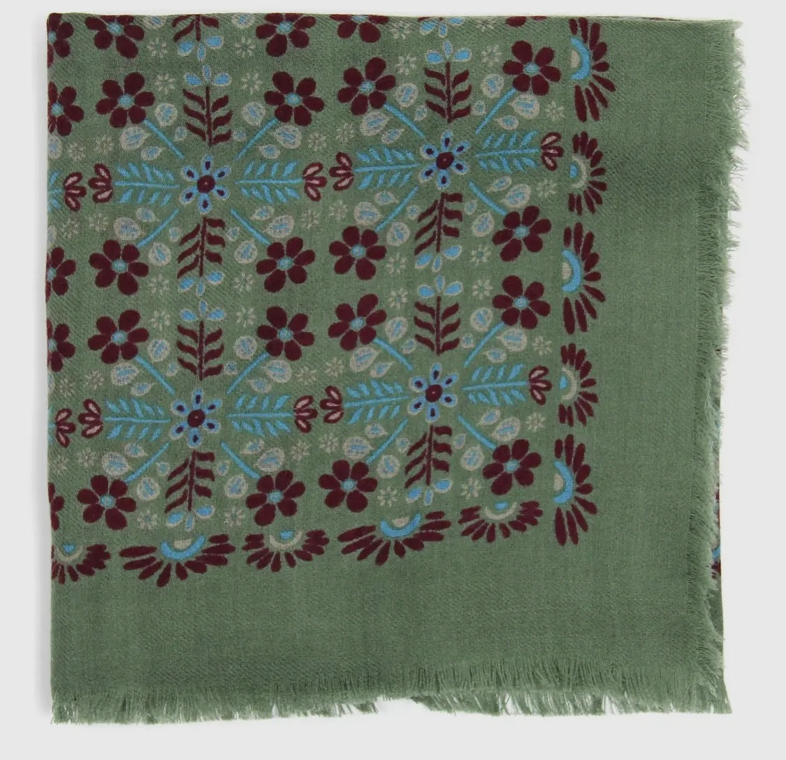 Wool Square Scarves