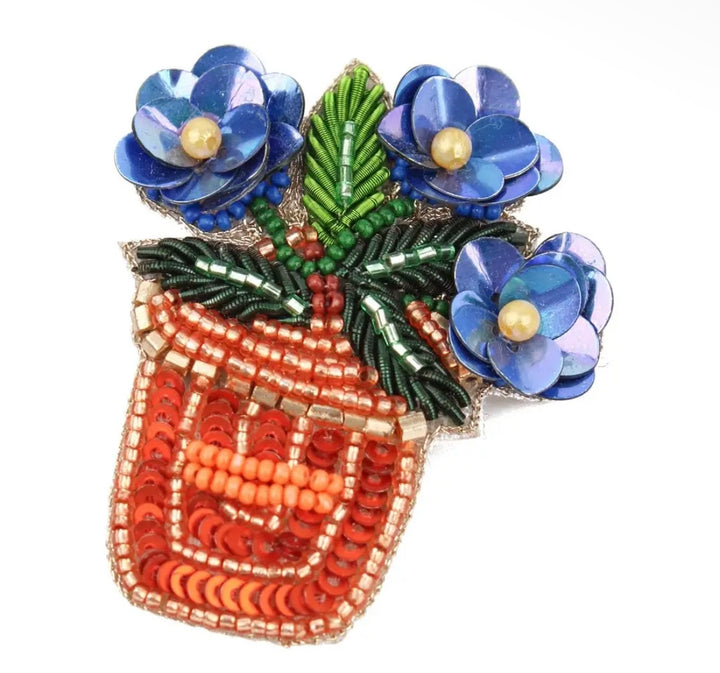Flower Pot Brooch
