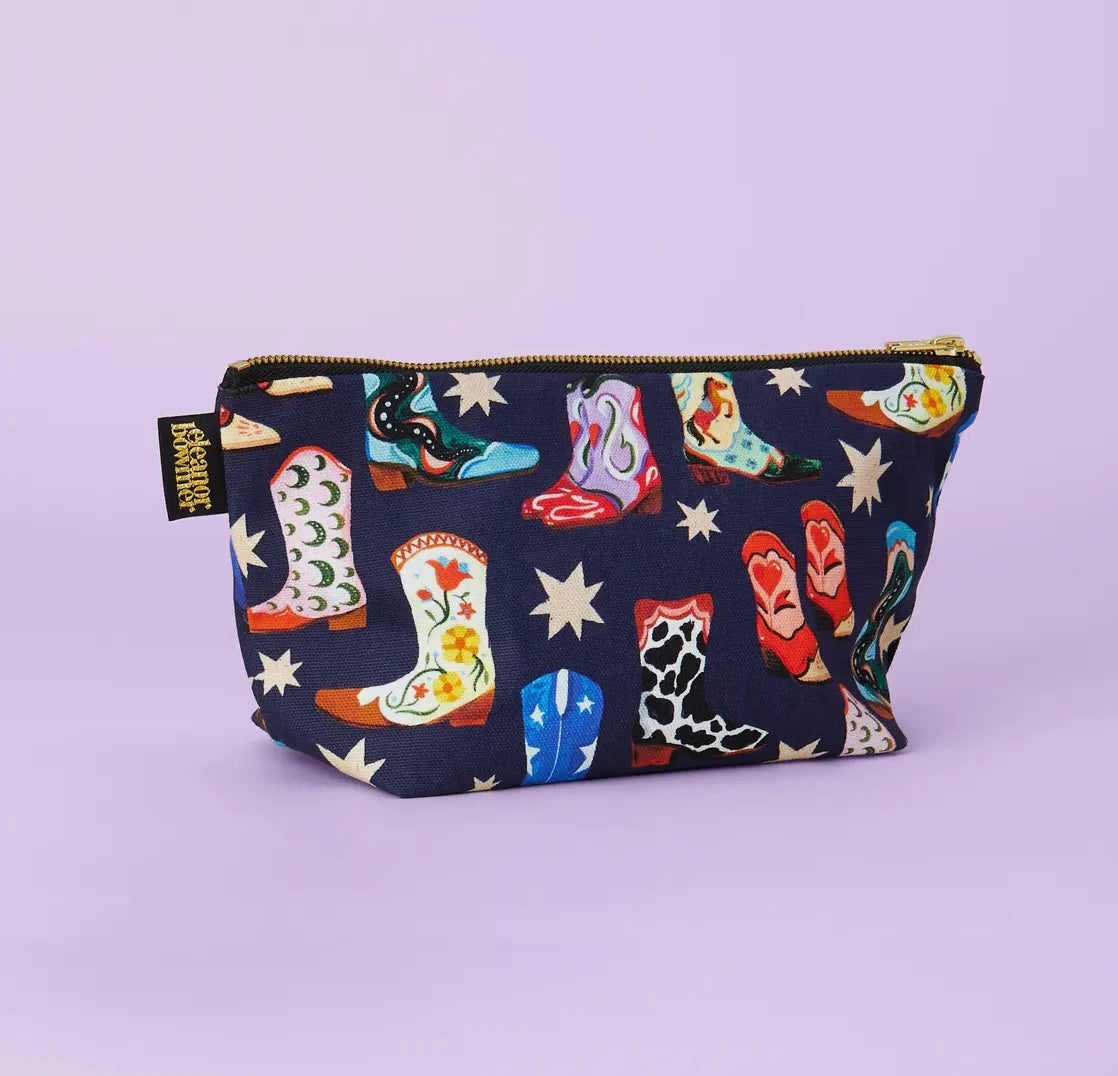 Cowboy Boots Zip Bag