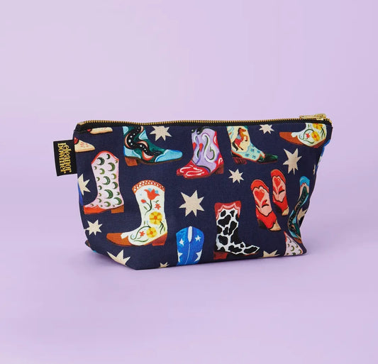 Cowboy Boots Zip Bag