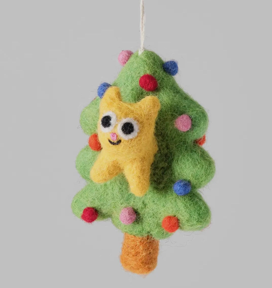 Wrap Felt ornaments