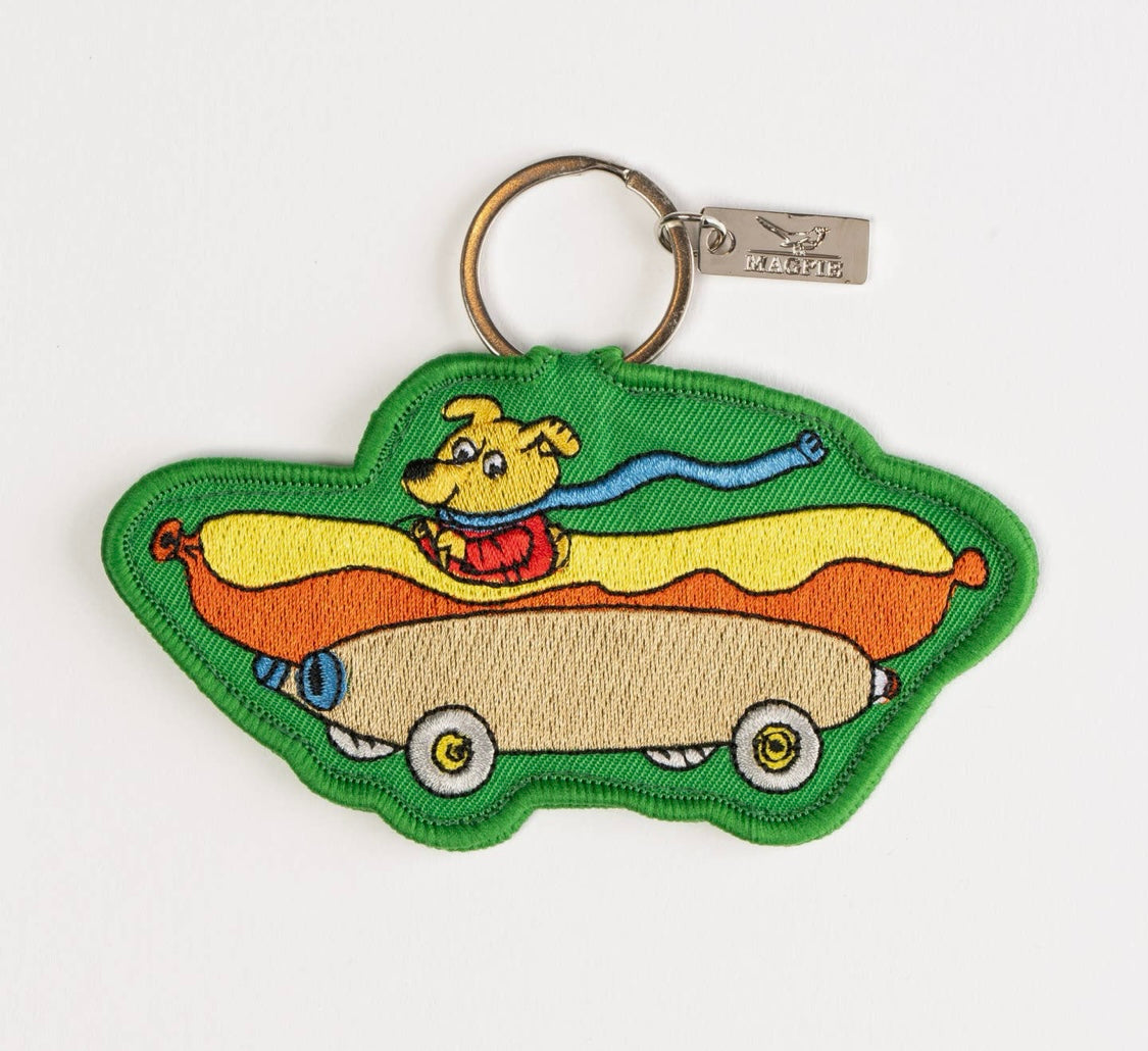 Richard Scarry Hotdy Car Key Charm