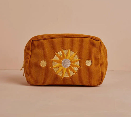 Corduroy Makeup Bag