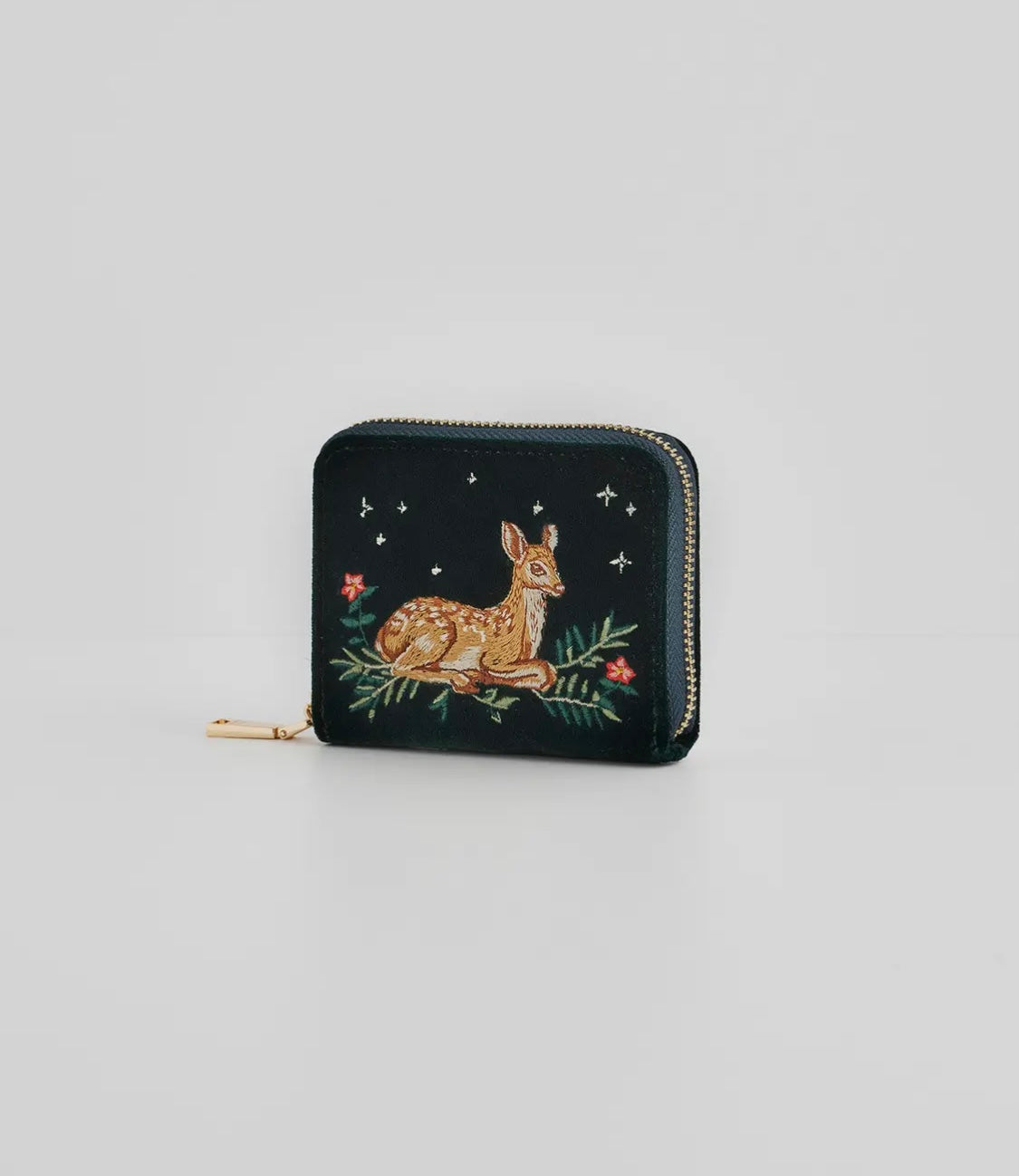 Fable Fawn Embroidered Wallet