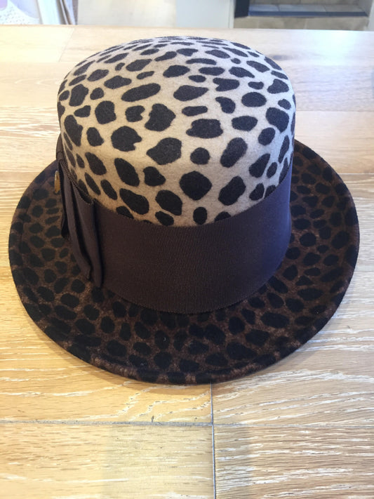 Leopard print hats