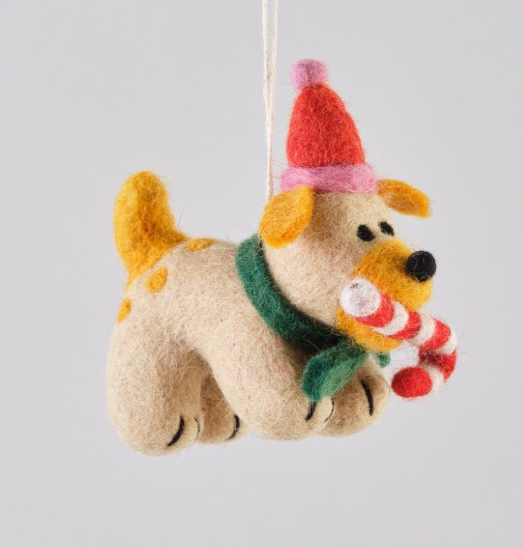 Wrap Dog and Cat ornaments