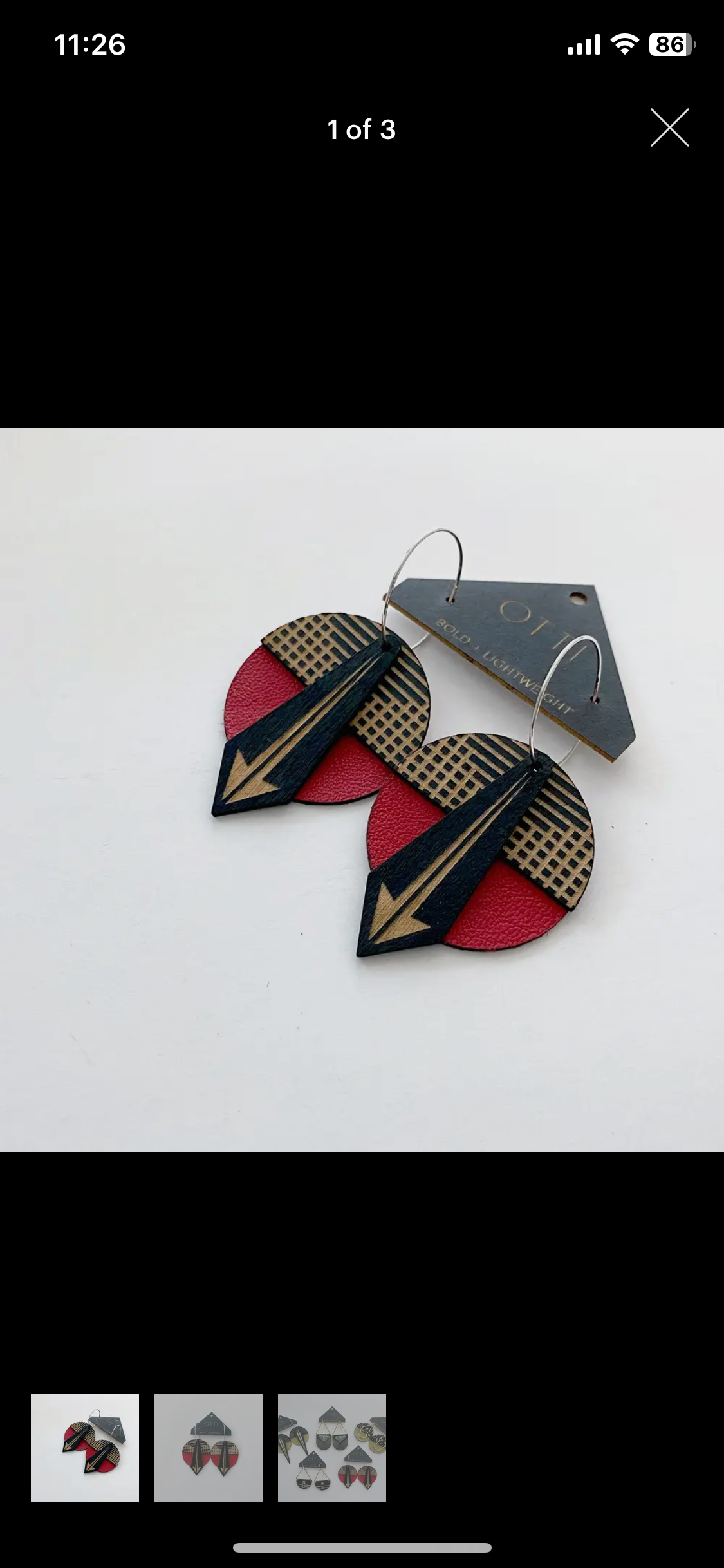 OTTI Wood Earrings