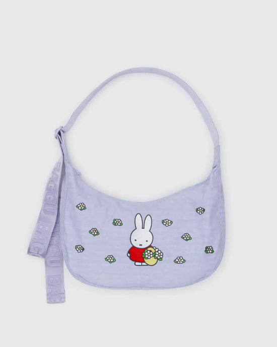 Medium Nylon Crescent Bag