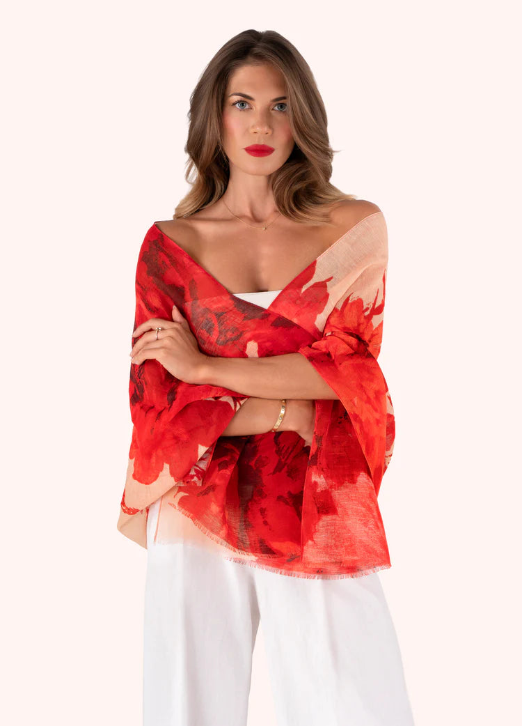 Powder Linen Cotton Scarves