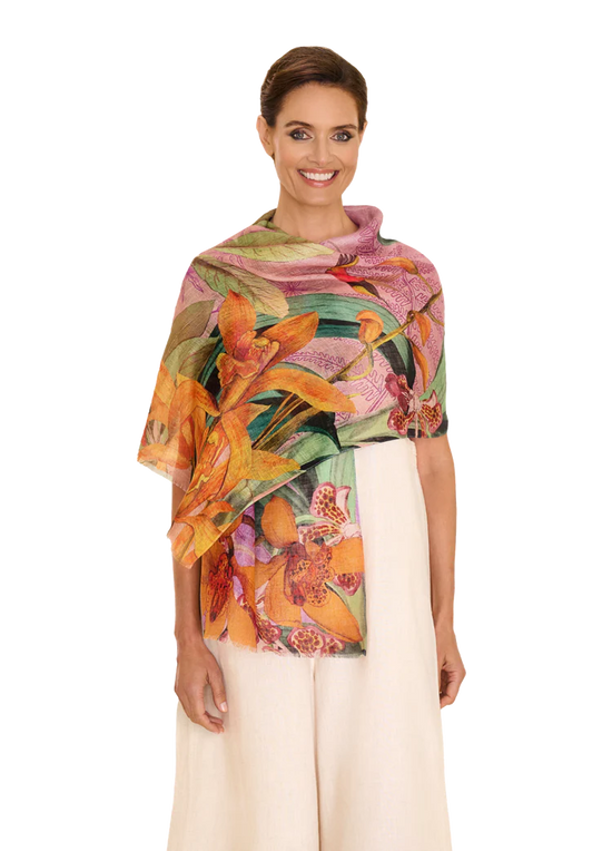 Powder Linen Cotton Scarves
