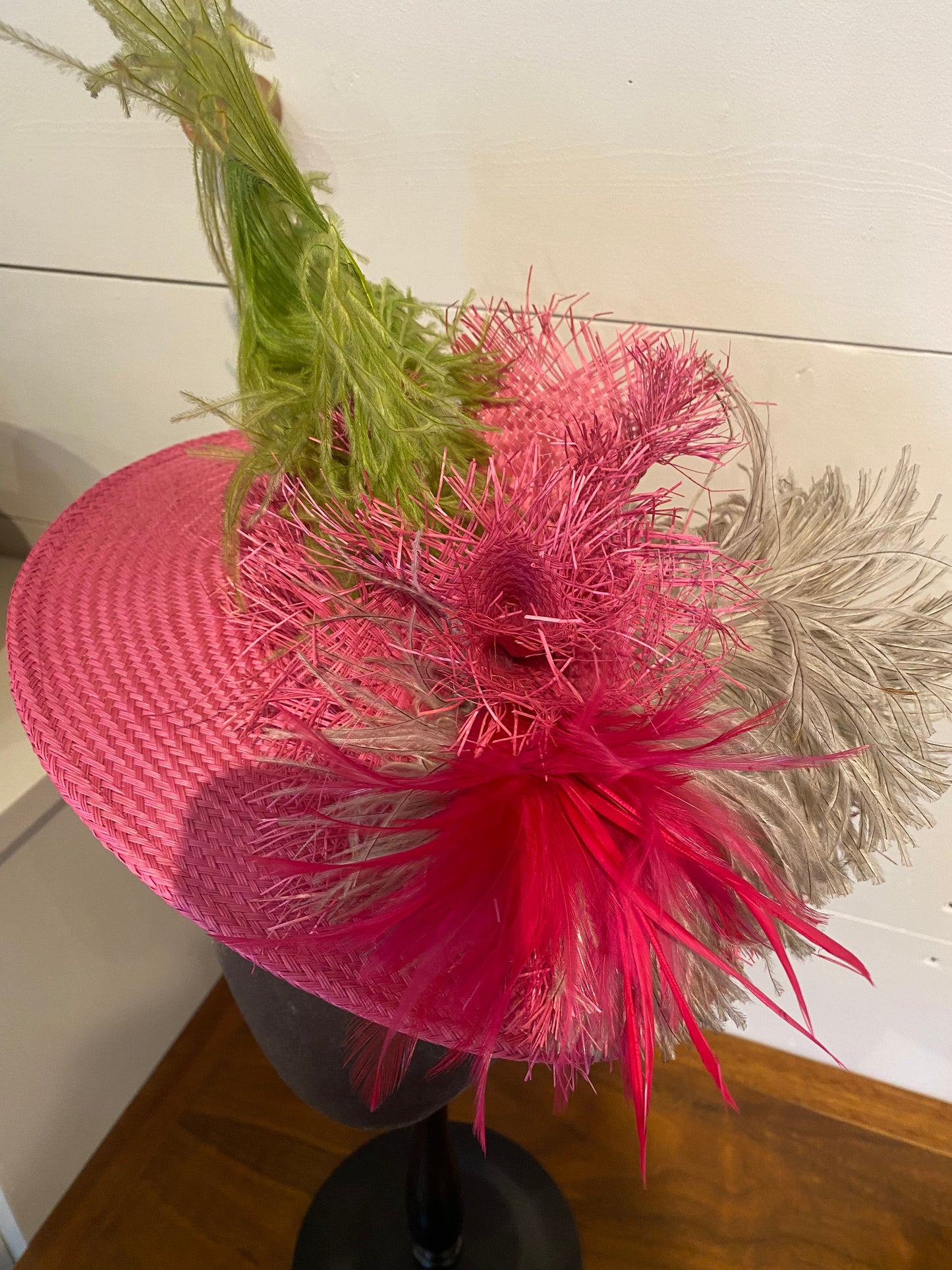 Pink Saucer Derby Hat