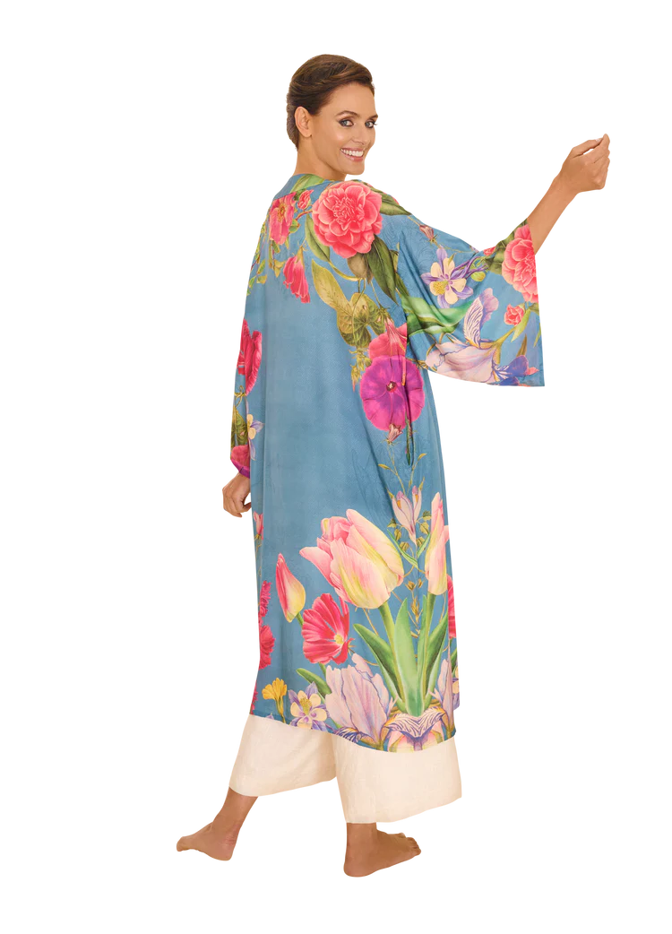 Powder Kimono Gown