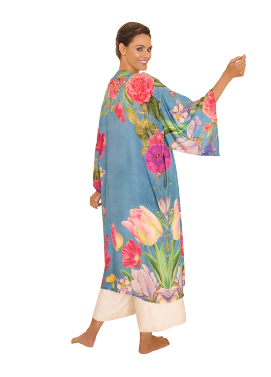Powder Kimono Gown