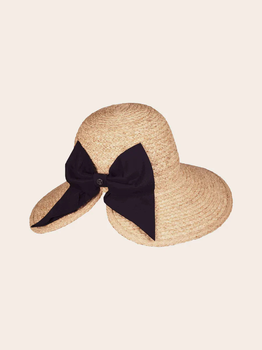 Straw Hat with Bow