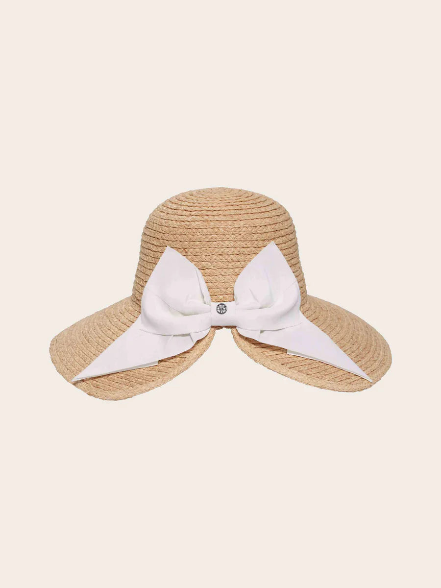 Straw Hat with Bow