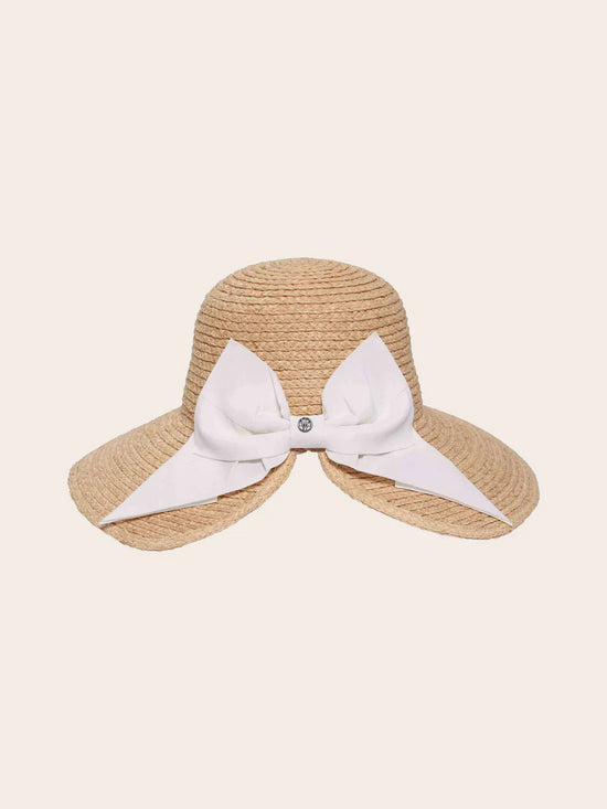 Straw Hat with Bow