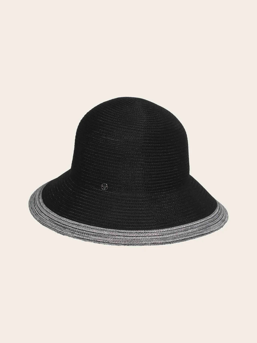 Small Cloche with Contrasting Brim