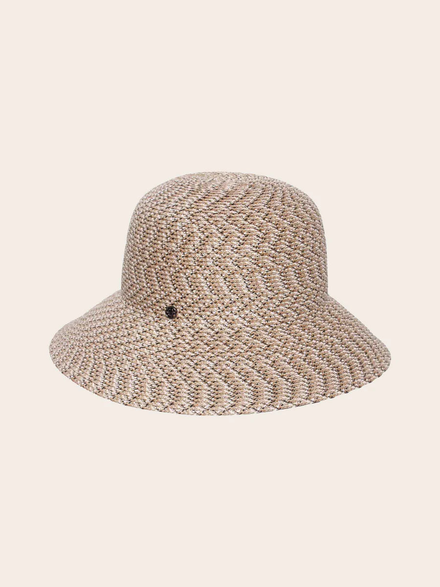 Patterned Cloche Hat
