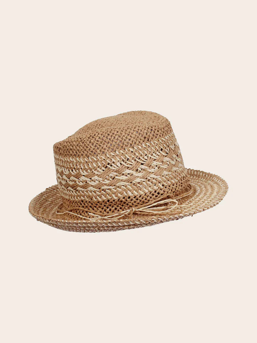 Trilby with Contrasting Pattern