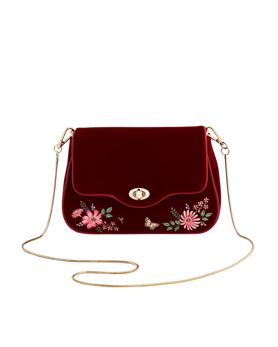 Mary Floral Embroidered Bag