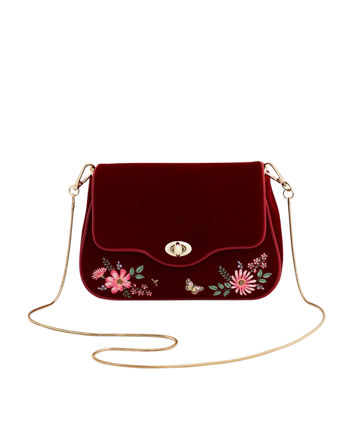 Mary Floral Embroidered Bag