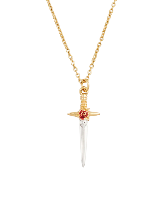 Fable Rose Dagger Necklace