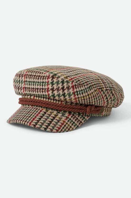 Wool Multi Color Fiddler Cap