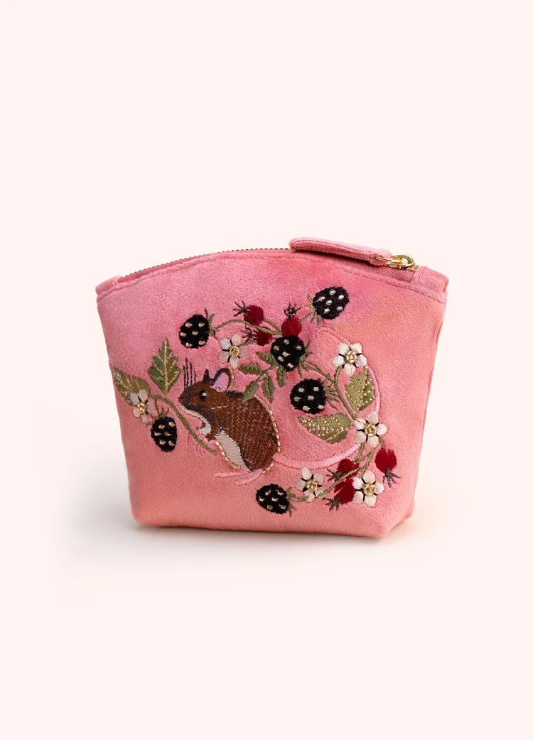 Mouse Velvet Mini Pouch