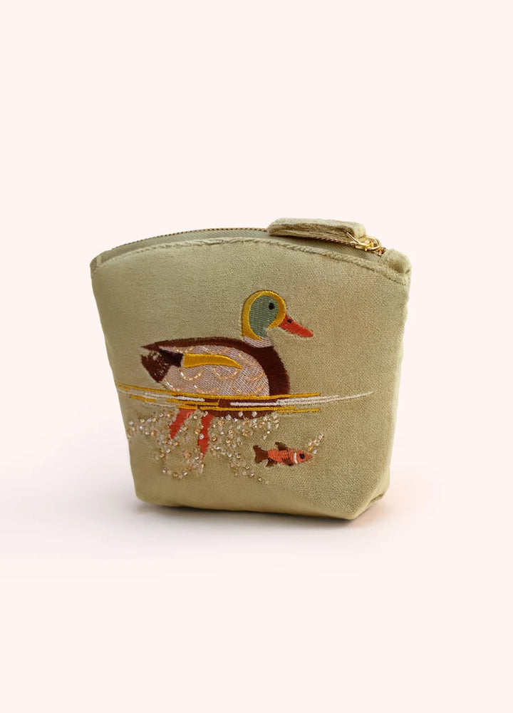 Duck Velvet Mini Pouch
