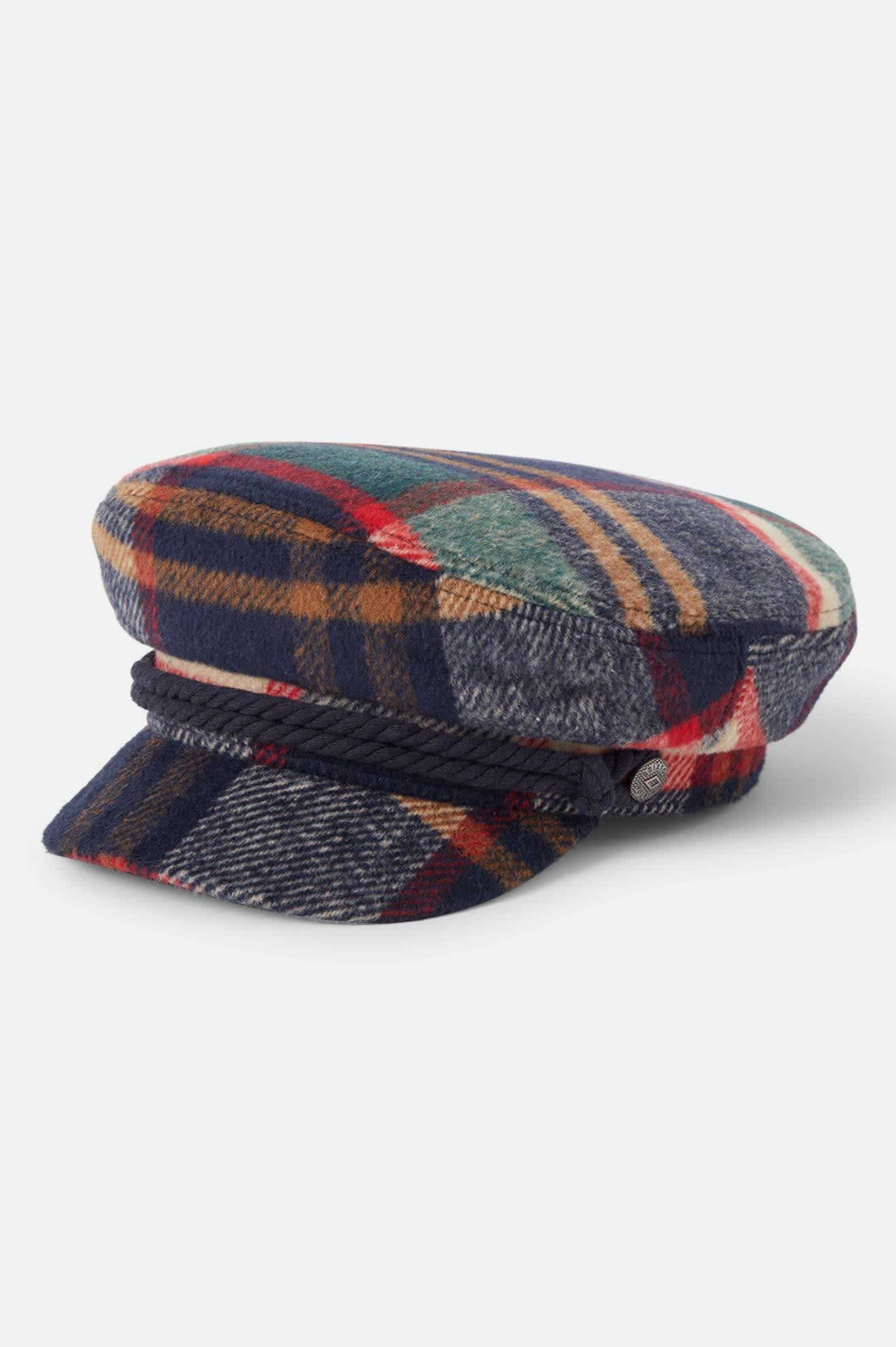 Fiddler Cap Navy/Green/Red/Cream