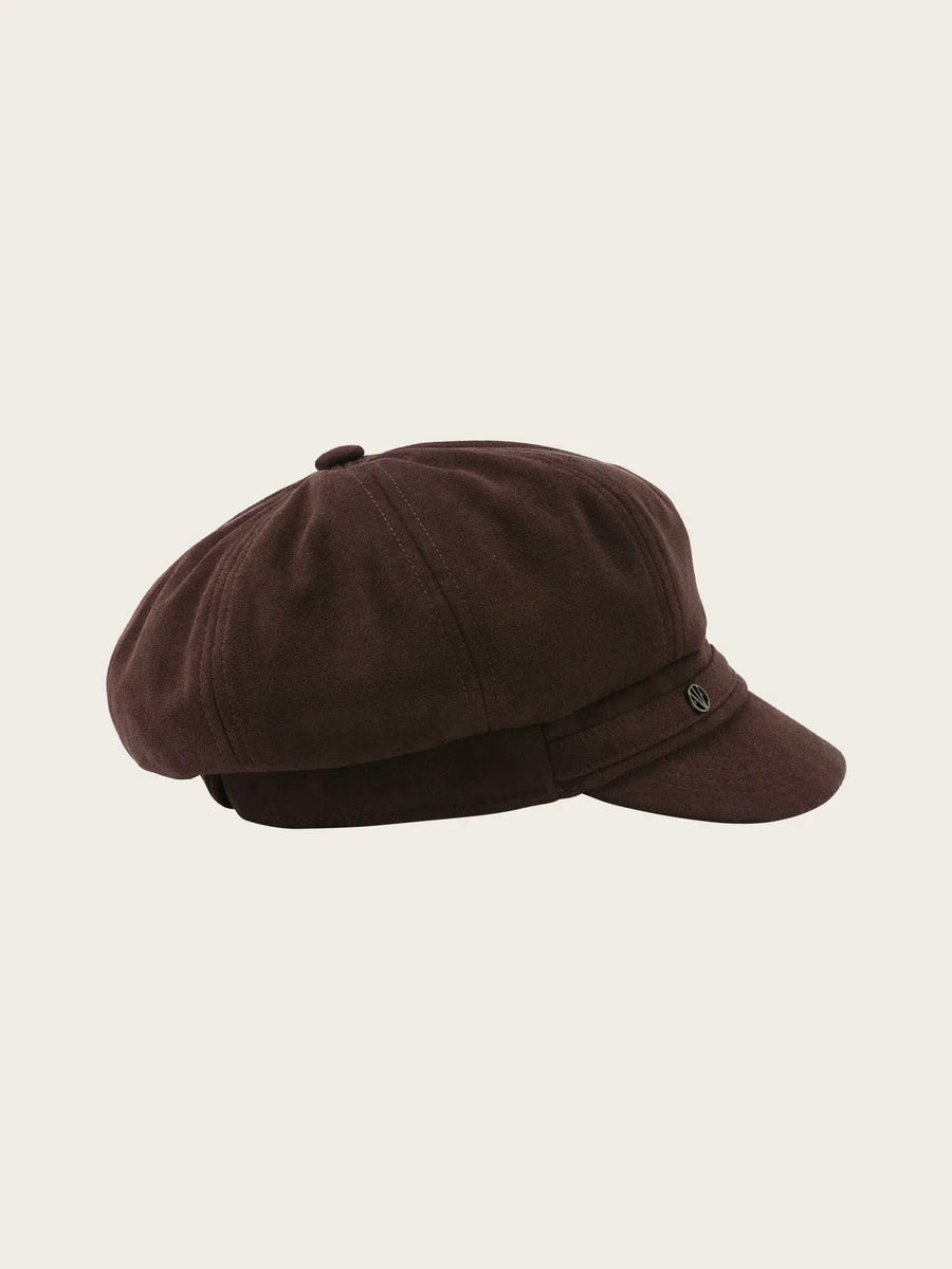Faux Suede Cap Cocoa Powder