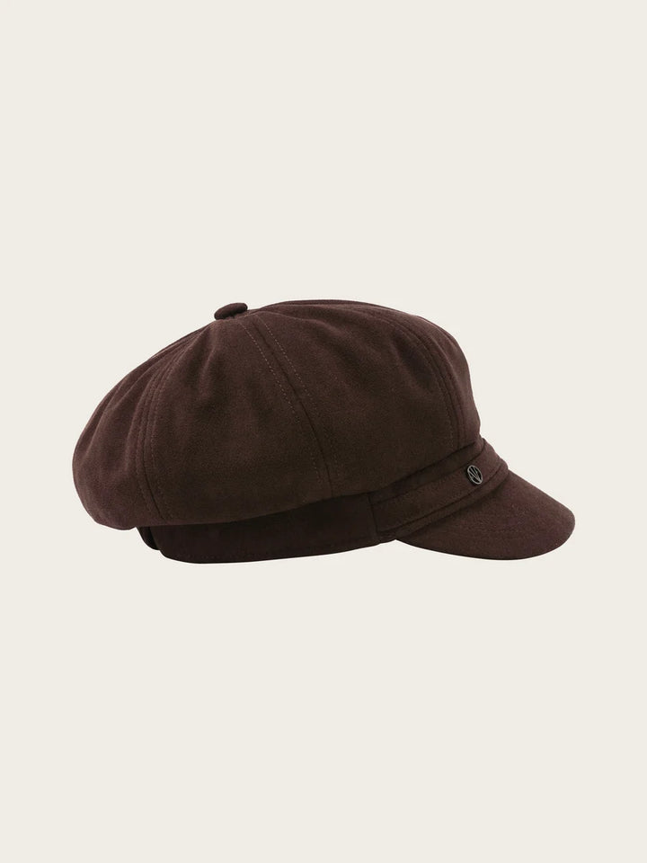 Faux Suede Cap Cocoa Powder