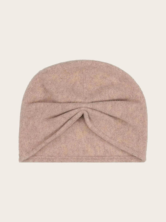 Loevenich Wool Beanie with Folded Back Tan