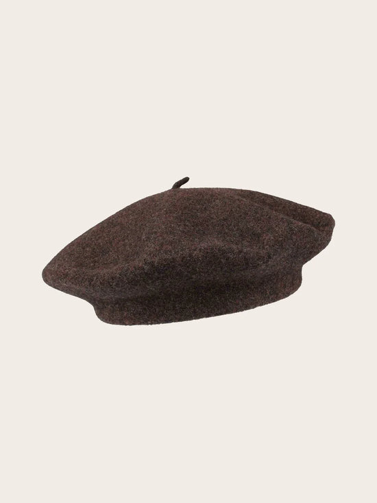 Loevenich Wool Beret Chocolate