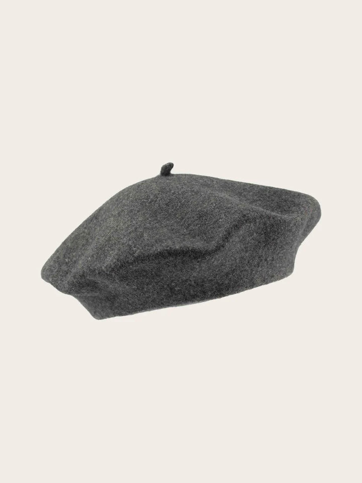 Loevenich Wool Beret Charcoal