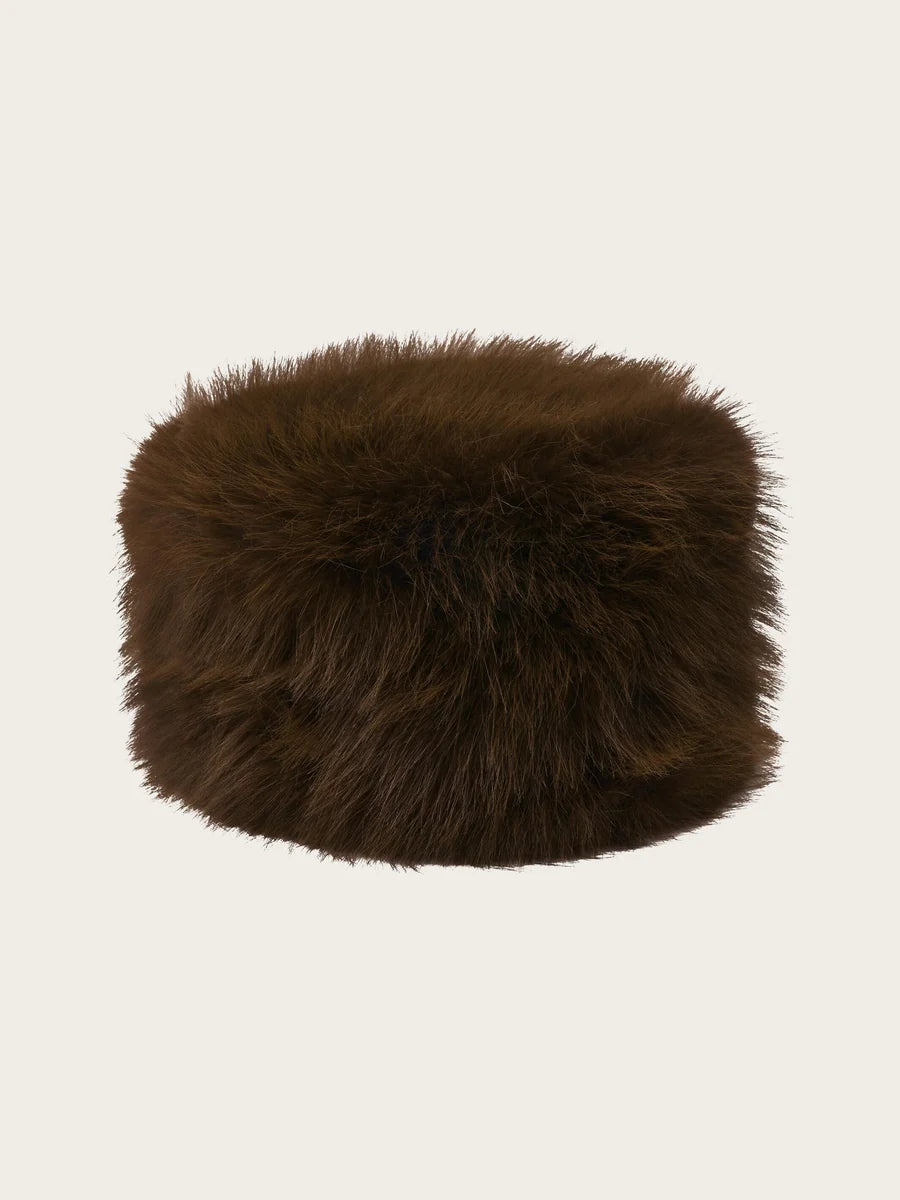 Fake Fur Pillbox Style by Loevenich