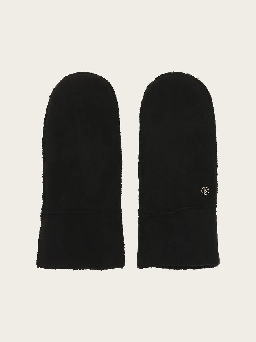 Loevenich Faux Suede Mittens with Faux Sheepskin lining