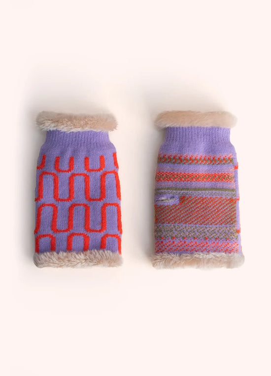 Luna Lilac Wrist Warmers