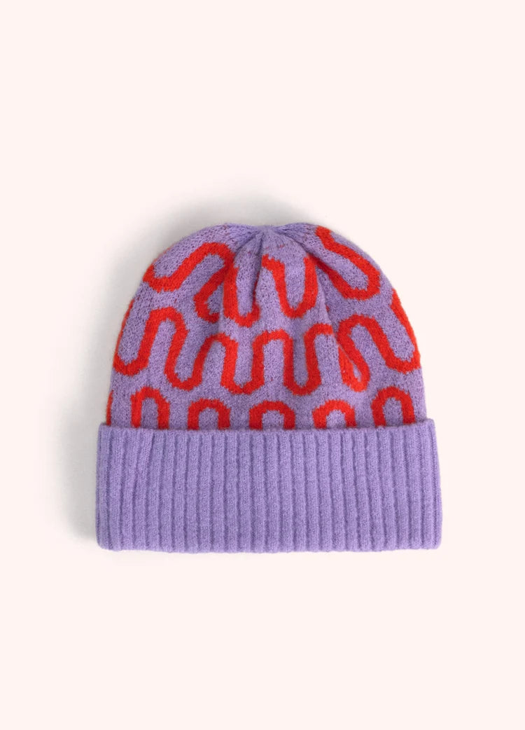 Luna Beanie in Lilac