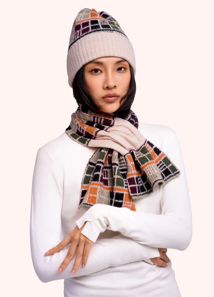 Dani Scarf in Damson Mix