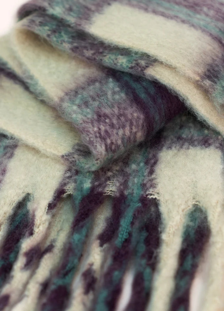 Flora Scarf in Damson Mix
