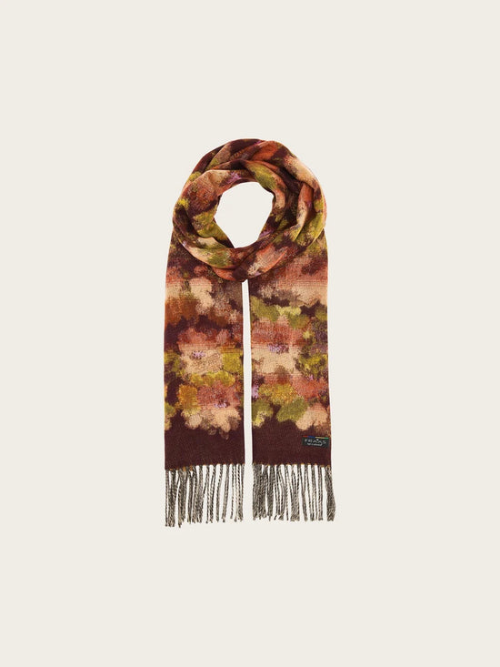 Fraas Cashmink Scarf Colourful Floral Design