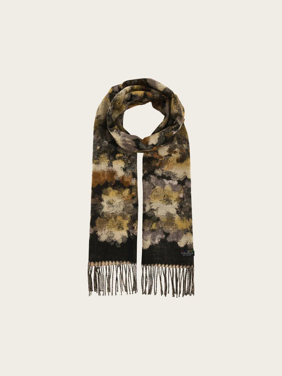 Fraas Cashmink Scarf Colourful Floral Design