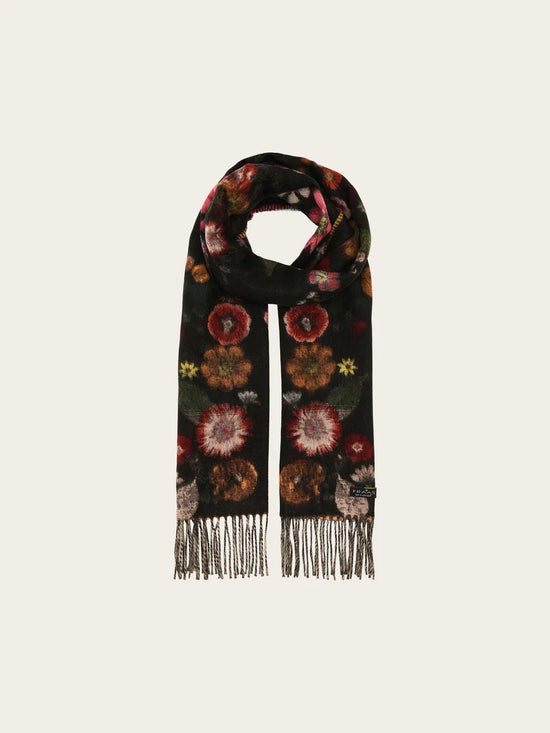 Fraas Cashmink Scarf Colourful Floral Pattern