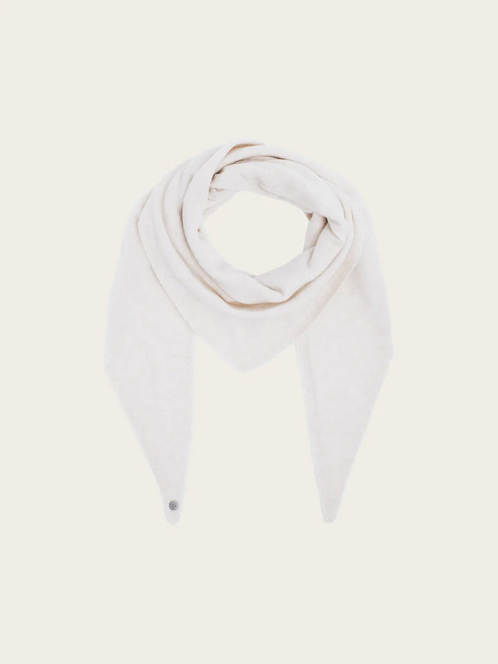 Lightly Mottled Triangular Scarf