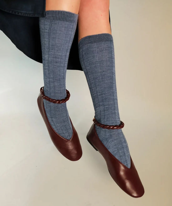 OKAYOK Wool Knee High Socks