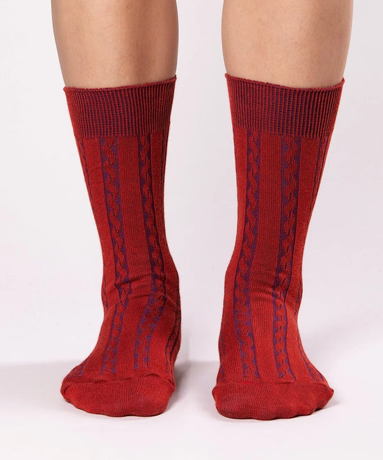 Cable Dress Socks